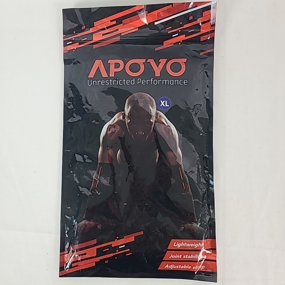 Apoyo Compression Elbow Brace Size XL Lightweight Stability Adjustable Strap NEW - Picture 2 of 3